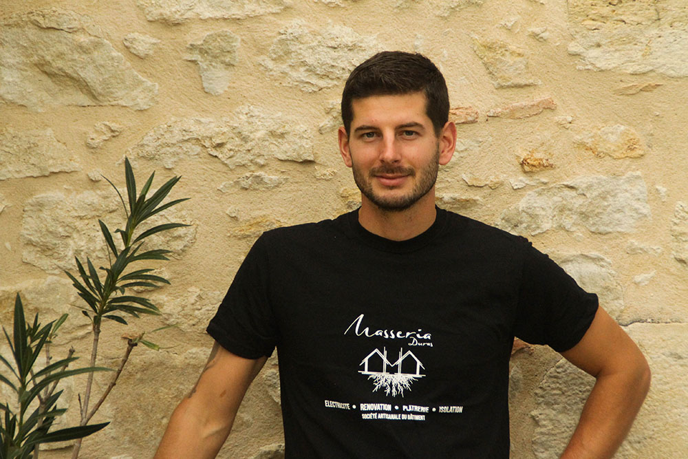 Gabriel Dal-Mas chef d'entreprise chez Masseria Duras